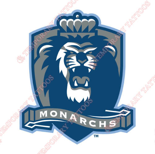 Old Dominion Monarchs Customize Temporary Tattoos Stickers NO.5782
